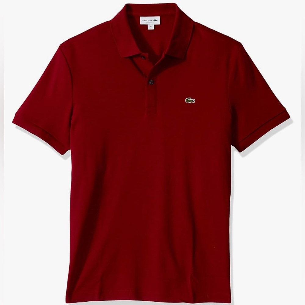 Lacoste Men's Regular Fit Original Polo - Bordeaux